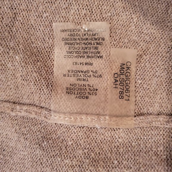 Calvin Klein cascading open-front cardigan - size L - Picture 5 of 7